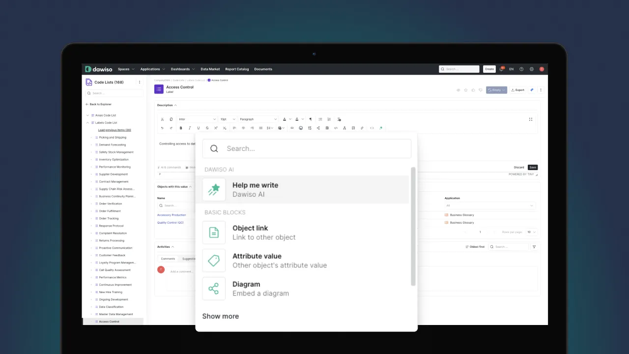 Productivity Boost with Dawiso AI