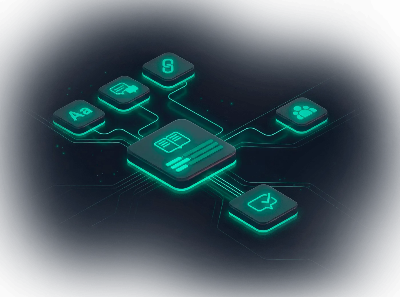 Dawiso business glossary at the center of a company vocabulary: terms and definitions, synonyms, stewardship, approval workflows, and multi-language support