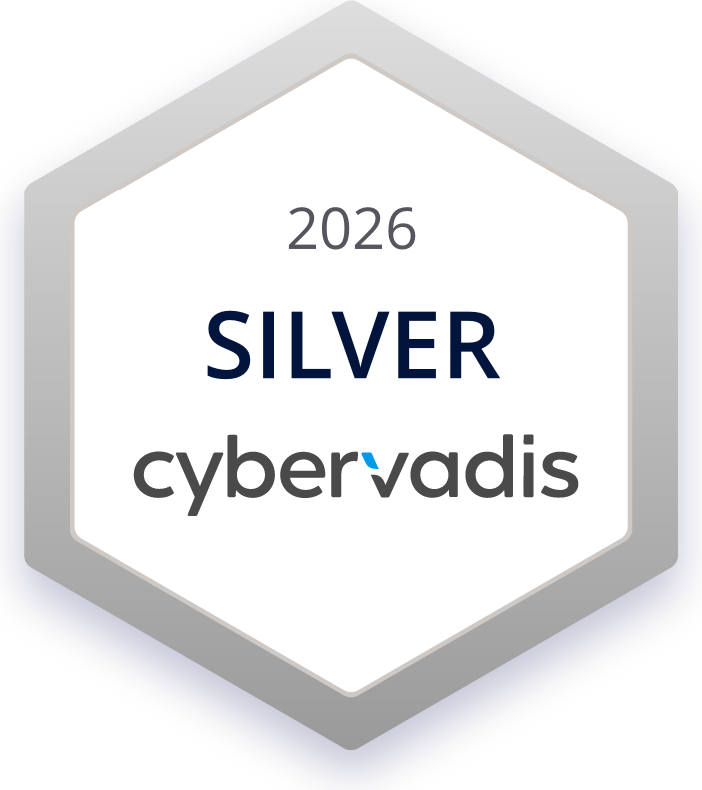 CyberVadis Silver medal 2026