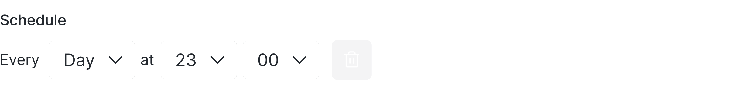 Scheduled data ingestion