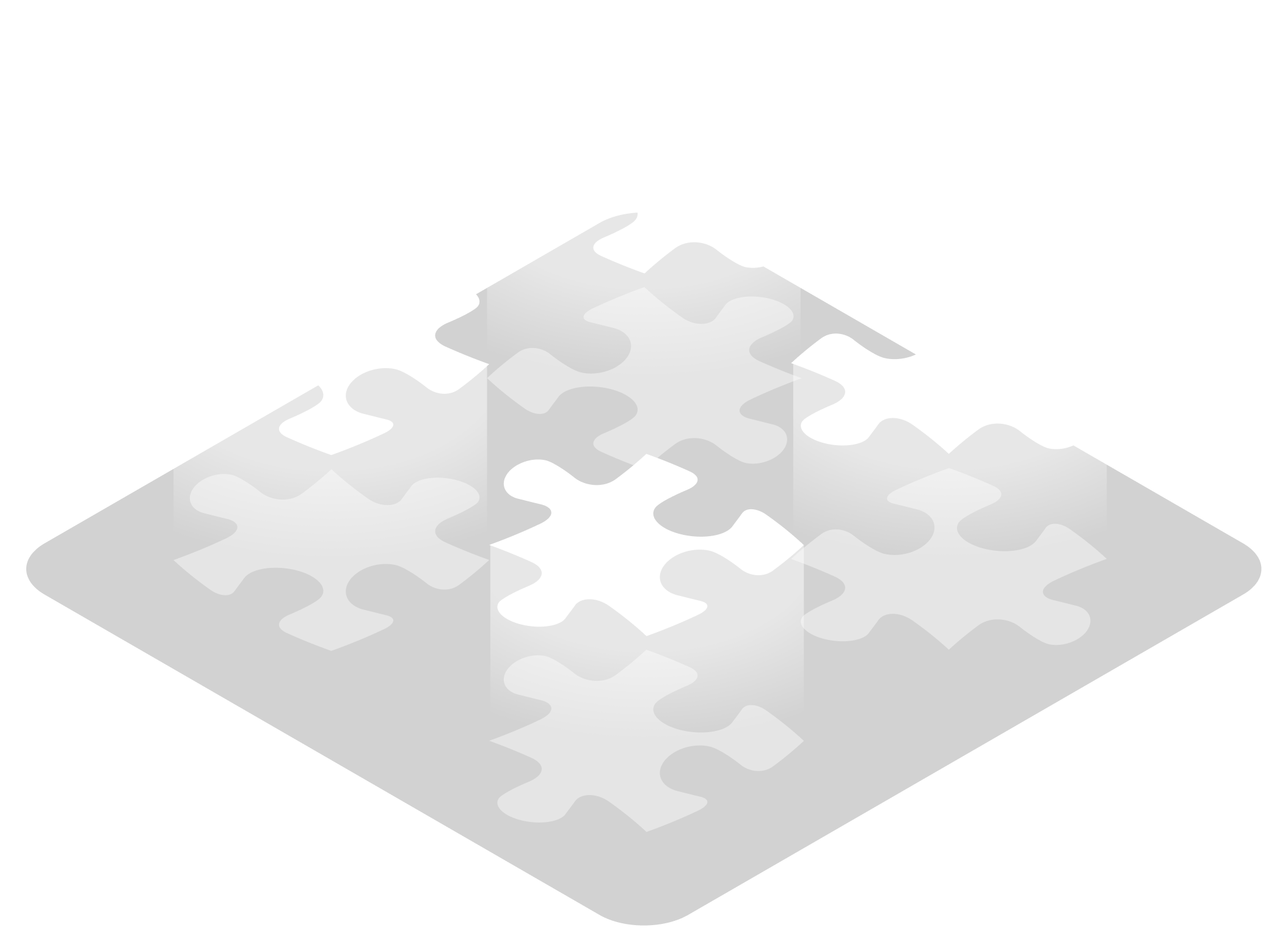 Illustration of puzzle pieces symbolizing data products as a business layer organizing technical tables into reusable, purpose-driven units