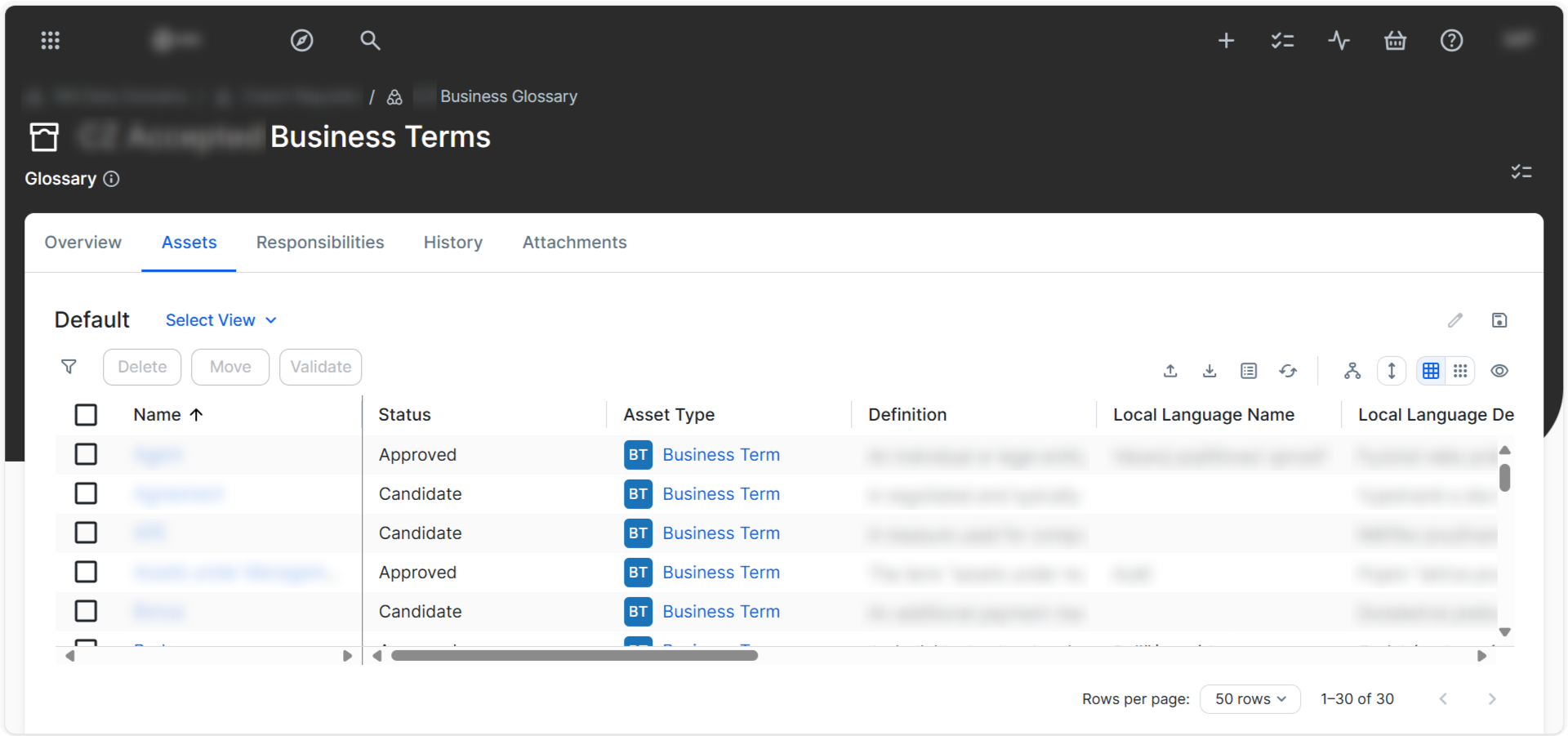 Collibra Business Glossary